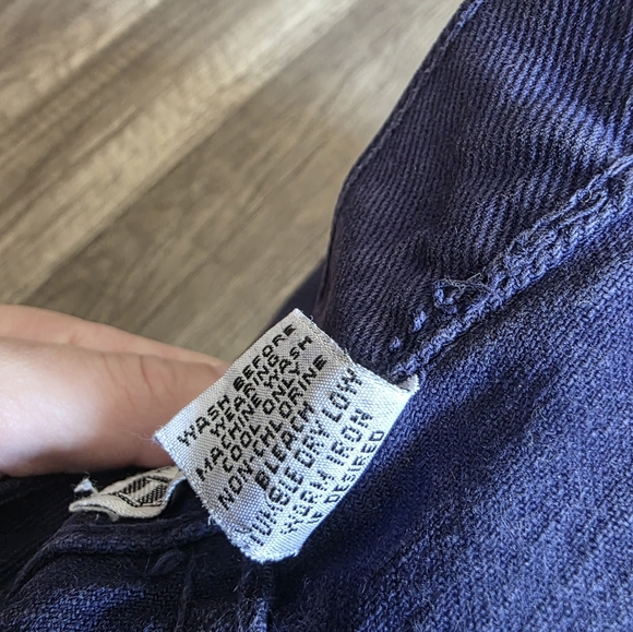 VINTAGE 90s MODA INTL momcore Jeans Purple Blue Relaxed Fit Y2K Classy Preppy - Picture 13 of 13